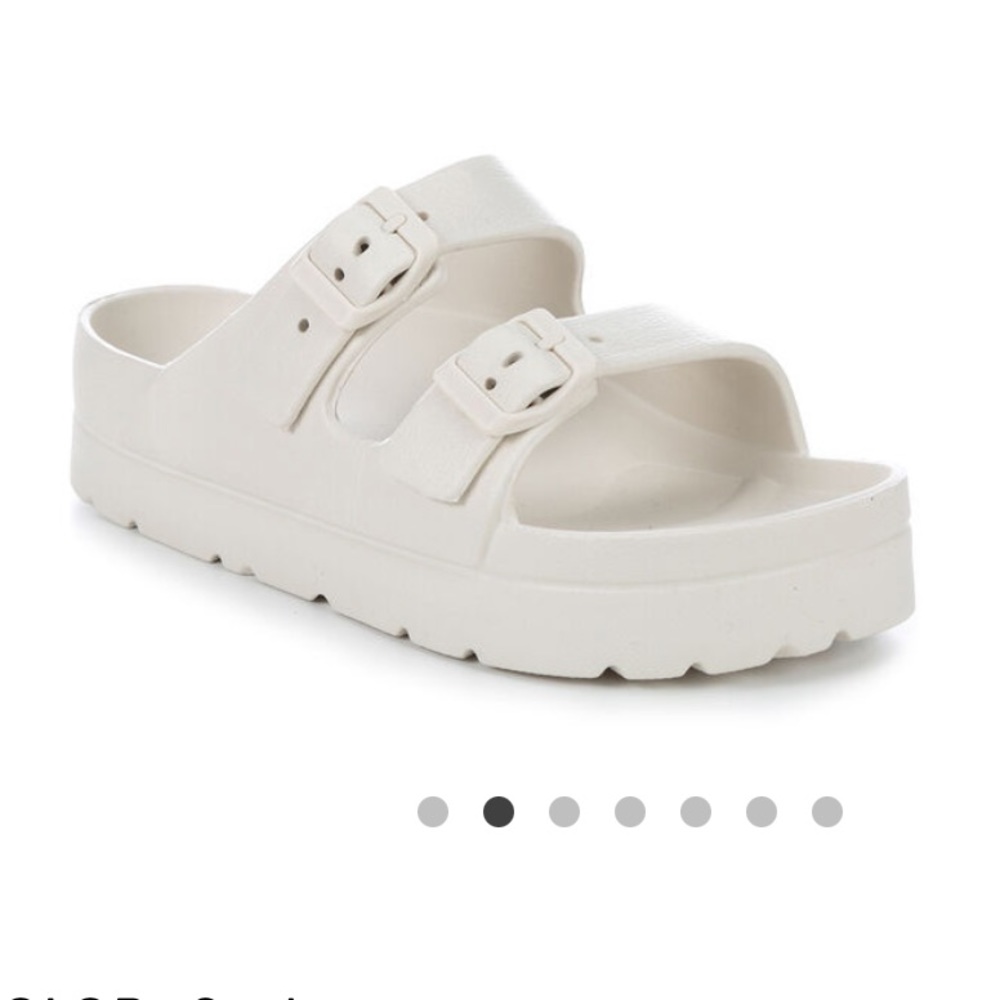 MIA Kiana Platform Footbed Sandals